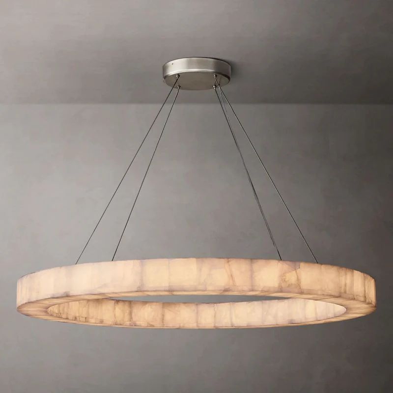Riveage Calcite Round Chandelier 31"40"60"
