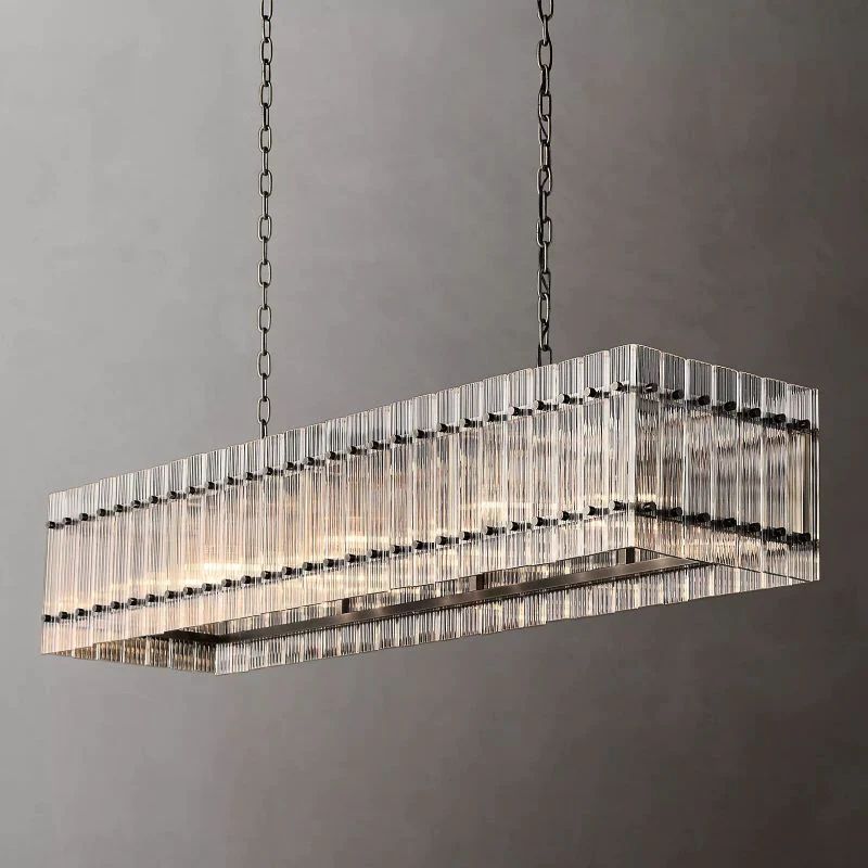 San Marco Rectangular Dining Room Chandelier 54"
