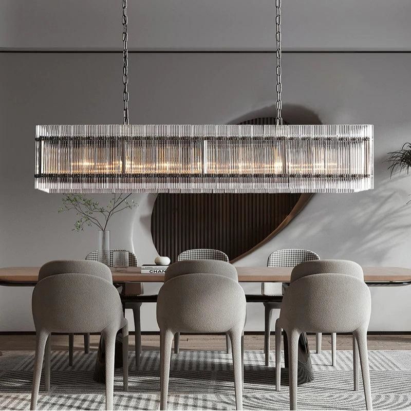 San Marco Rectangular Dining Room Chandelier 54"