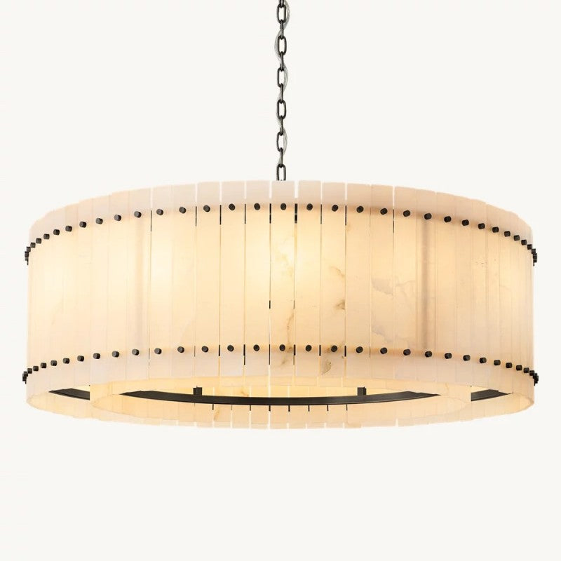 Sanma Alabaster Round Chandelier 48"
