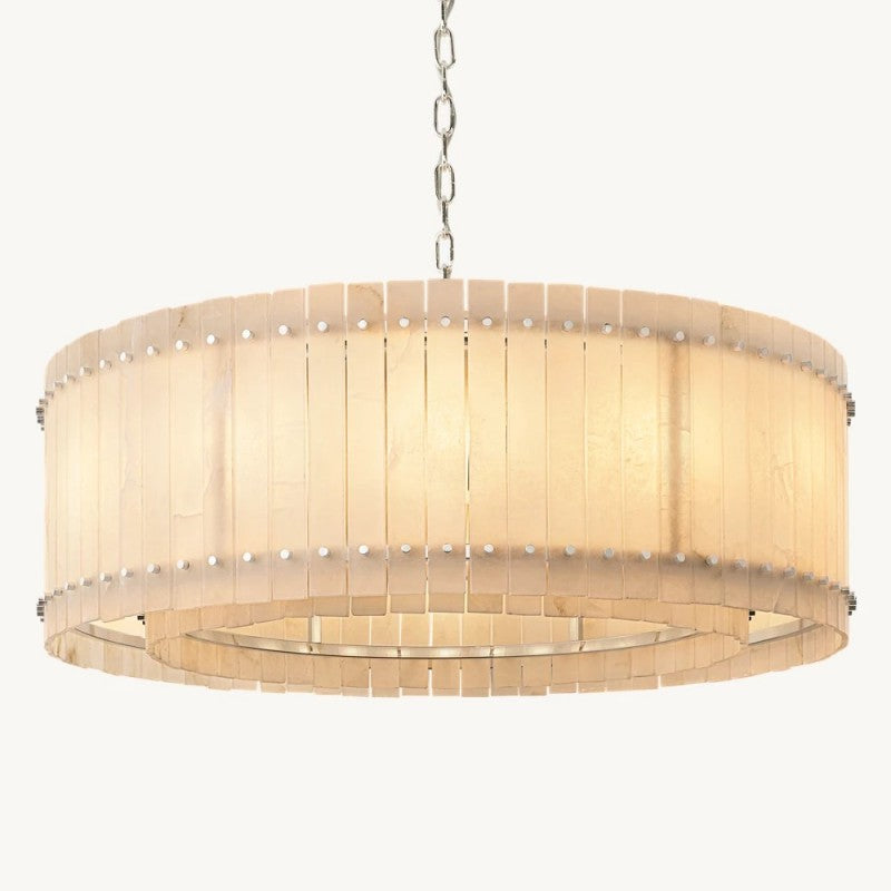 Sanma Alabaster Round Chandelier 48"