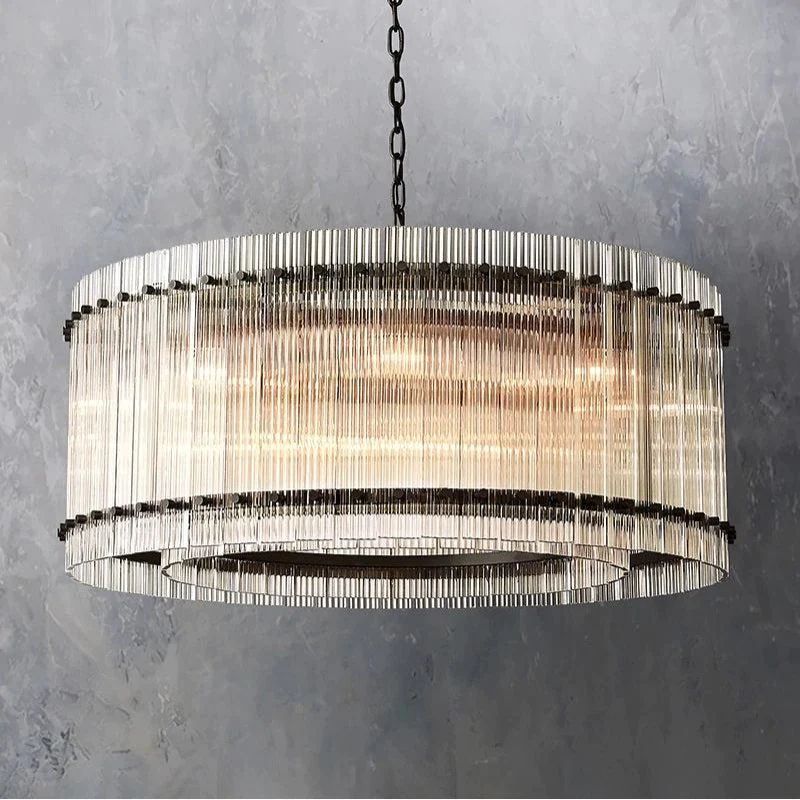 Sanma Round Living Room Chandelier 37"
