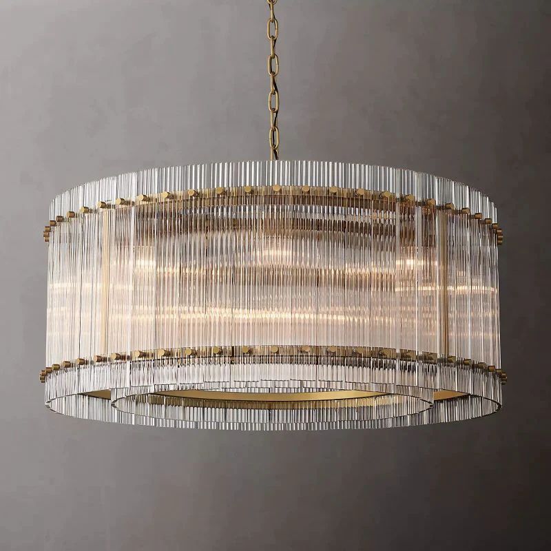 Sanma Round Living Room Chandelier 37"