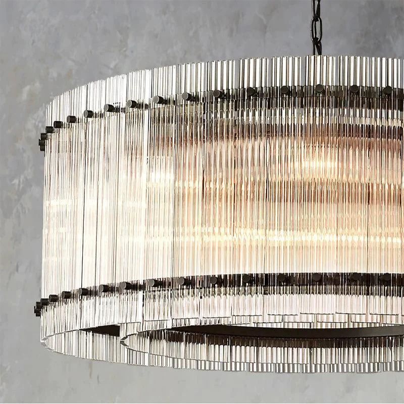 Sanma Round Living Room Chandelier 37"