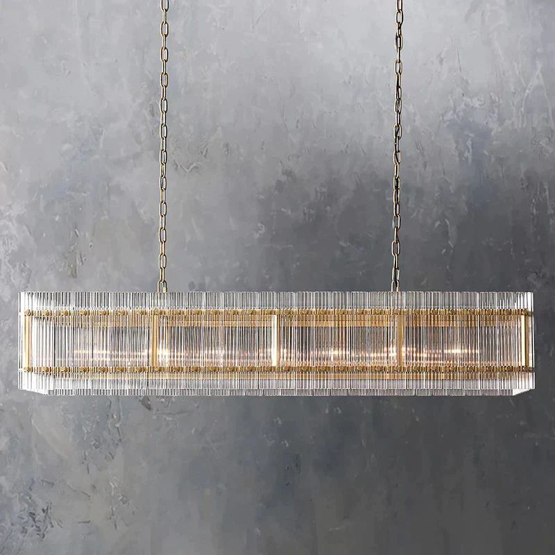 San Marco Rectangular Dining Room Chandelier 54"