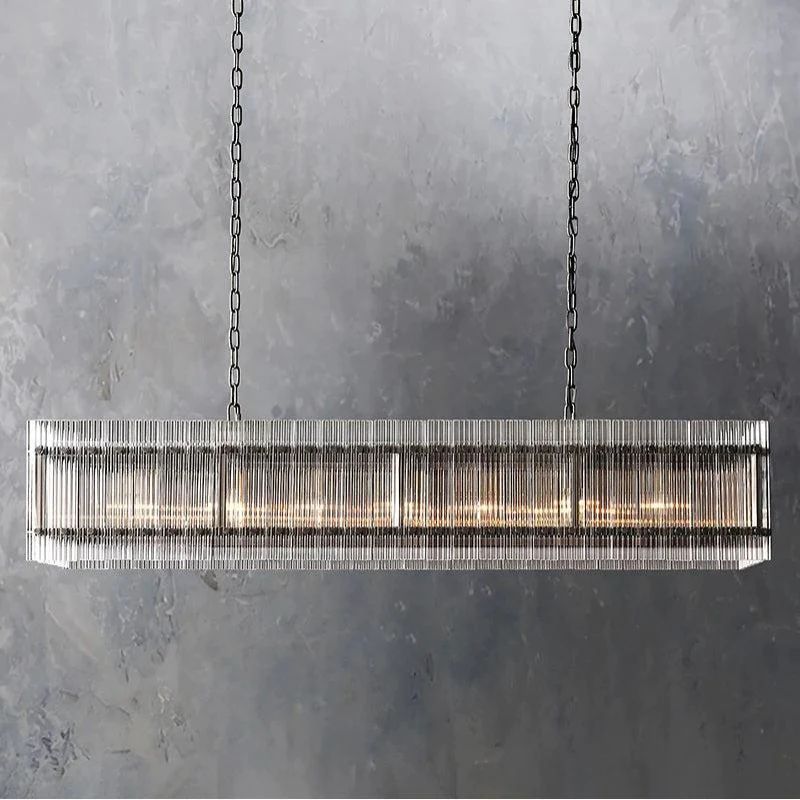 San Marco Rectangular Dining Room Chandelier 54"