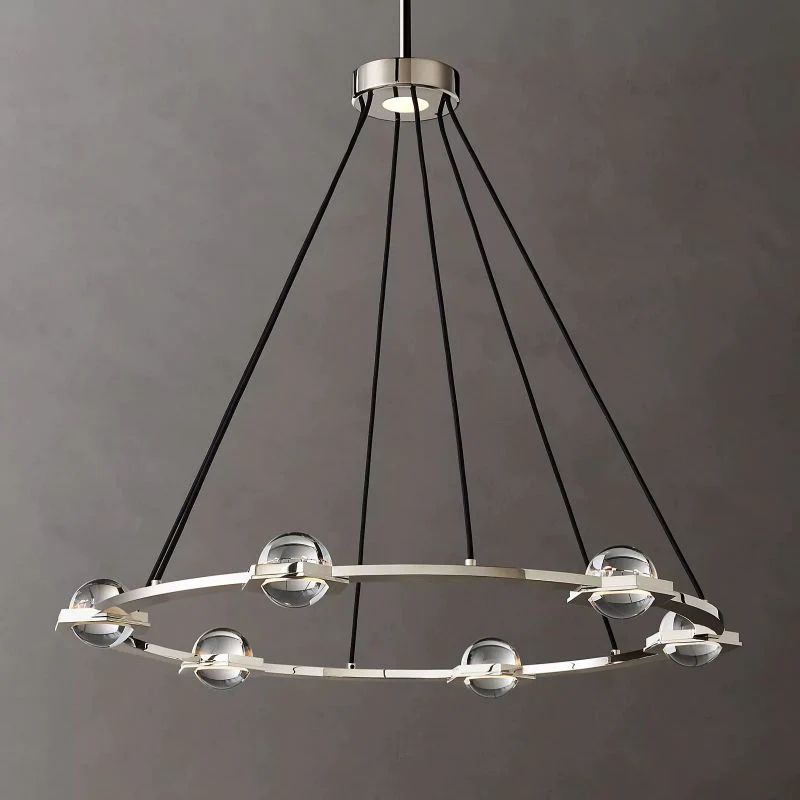 Éclatant Round Living Room Chandelier 36"