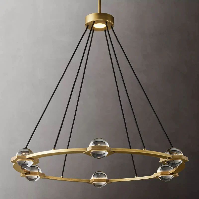 Éclatant Round Living Room Chandelier 36"