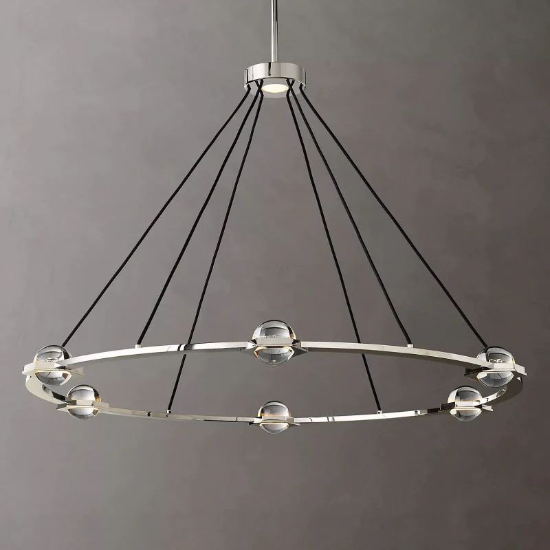 Éclatant Round Chandelier 48" For Living Room