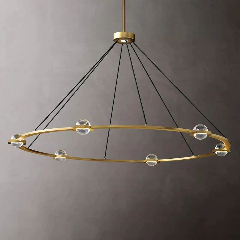 Éclatant Round Living Room Chandelier 60"