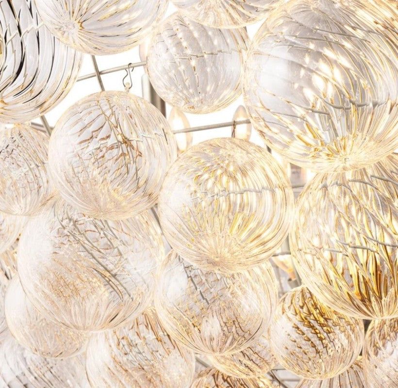 Tala Grape Glass Ball Living Room Chandelier