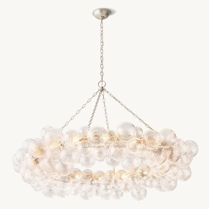 Tala Ring Glass Ball Living Room Chandelier 54"