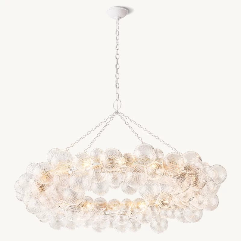 Tala Ring Glass Ball Living Room Chandelier 54"