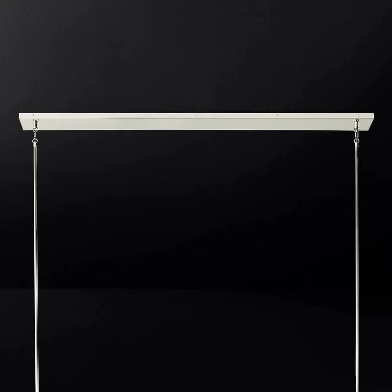 Pauille Glass Linear Dining Room Chandelier 60"