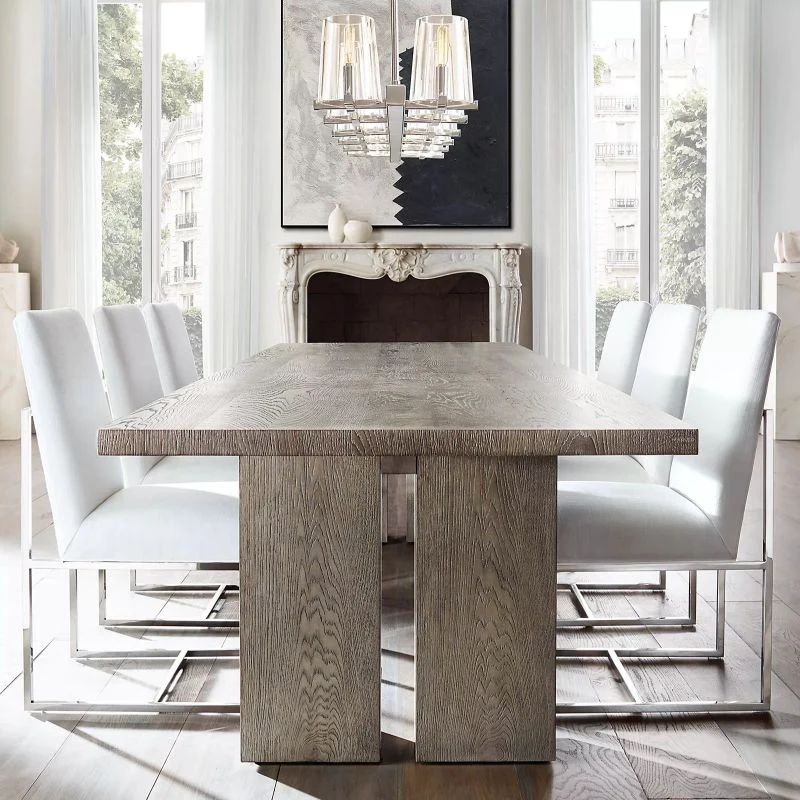Pauille Glass Linear Dining Room Chandelier 60"