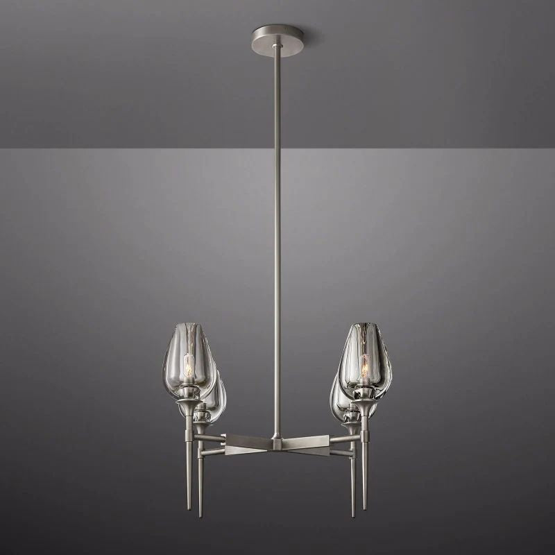 Tulip Round Dining Room Chandelier 27''