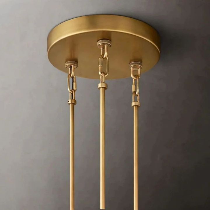 Sirene Clear Round Chandelier 52"