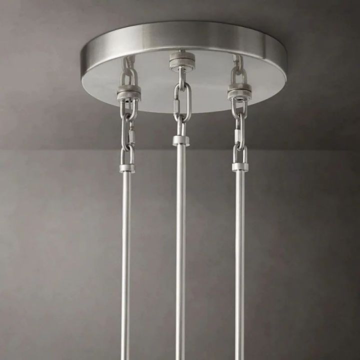 Sirene Clear Round Chandelier 52"