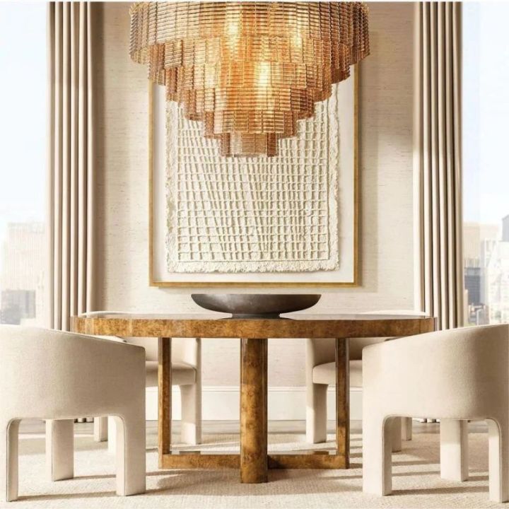 Sirene Clear Round Chandelier 52"