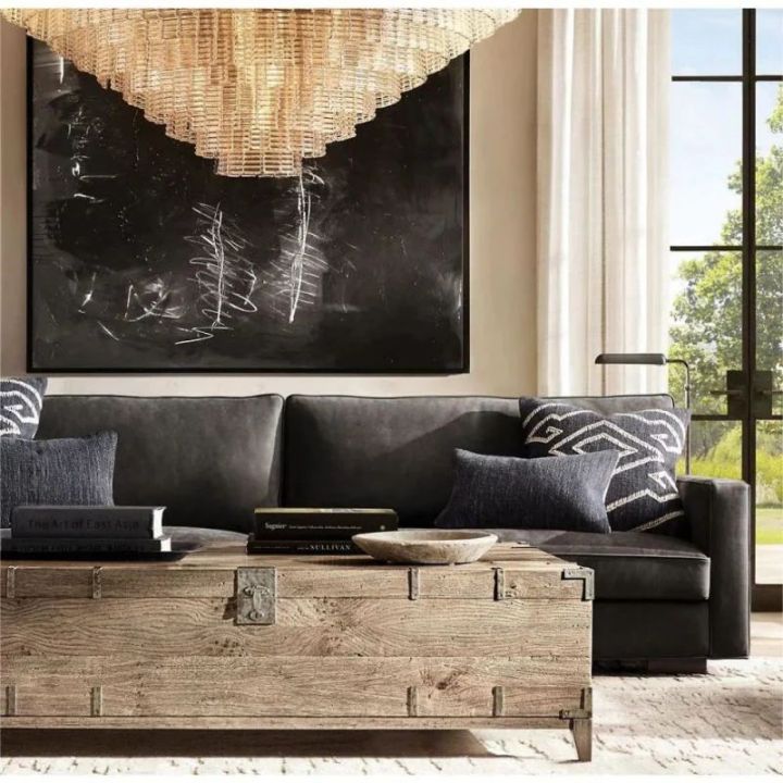 Sirene Clear Round Chandelier 52"