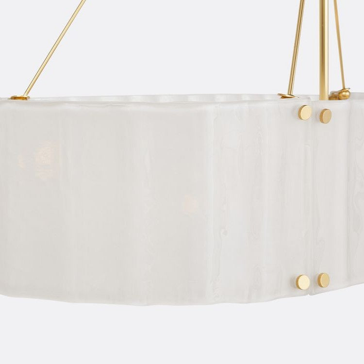 Willamette Oval Crystal Chandelier 48"