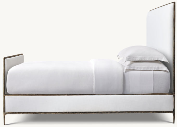 Thaddeus Fabric Panel Bed with Footboard