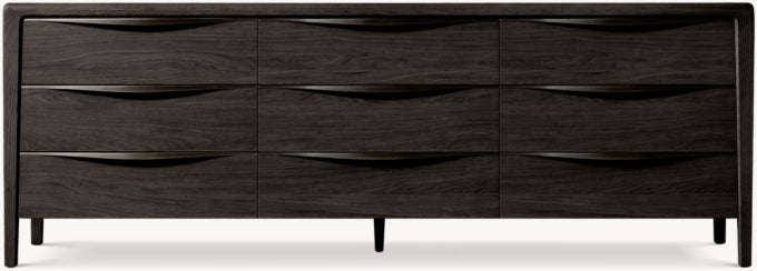 Gael Oak 9-Drawer Dresser