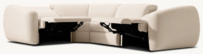 Monceau Recliner Modular 4-Piece L-Sectional