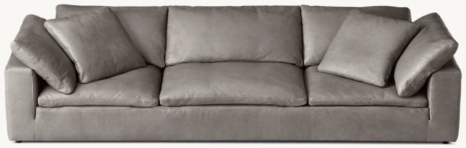 Cloud Leather 3-Cushion Sofa