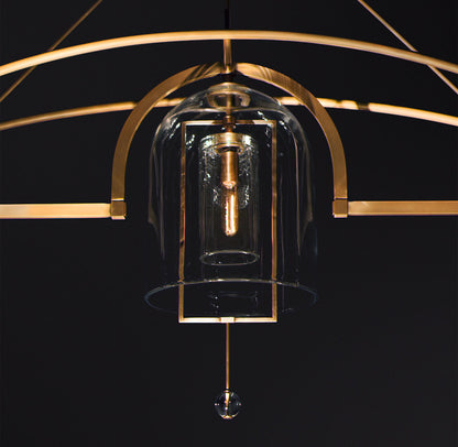 Fulcrum Grand Round Chandelier