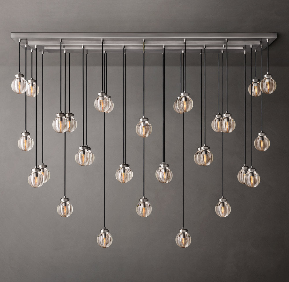 Pearl Rectangular Chandelier 72"