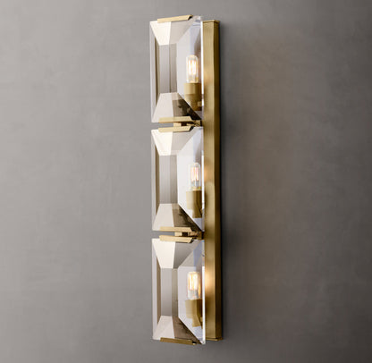 Harlow Crystal Triple Sconce