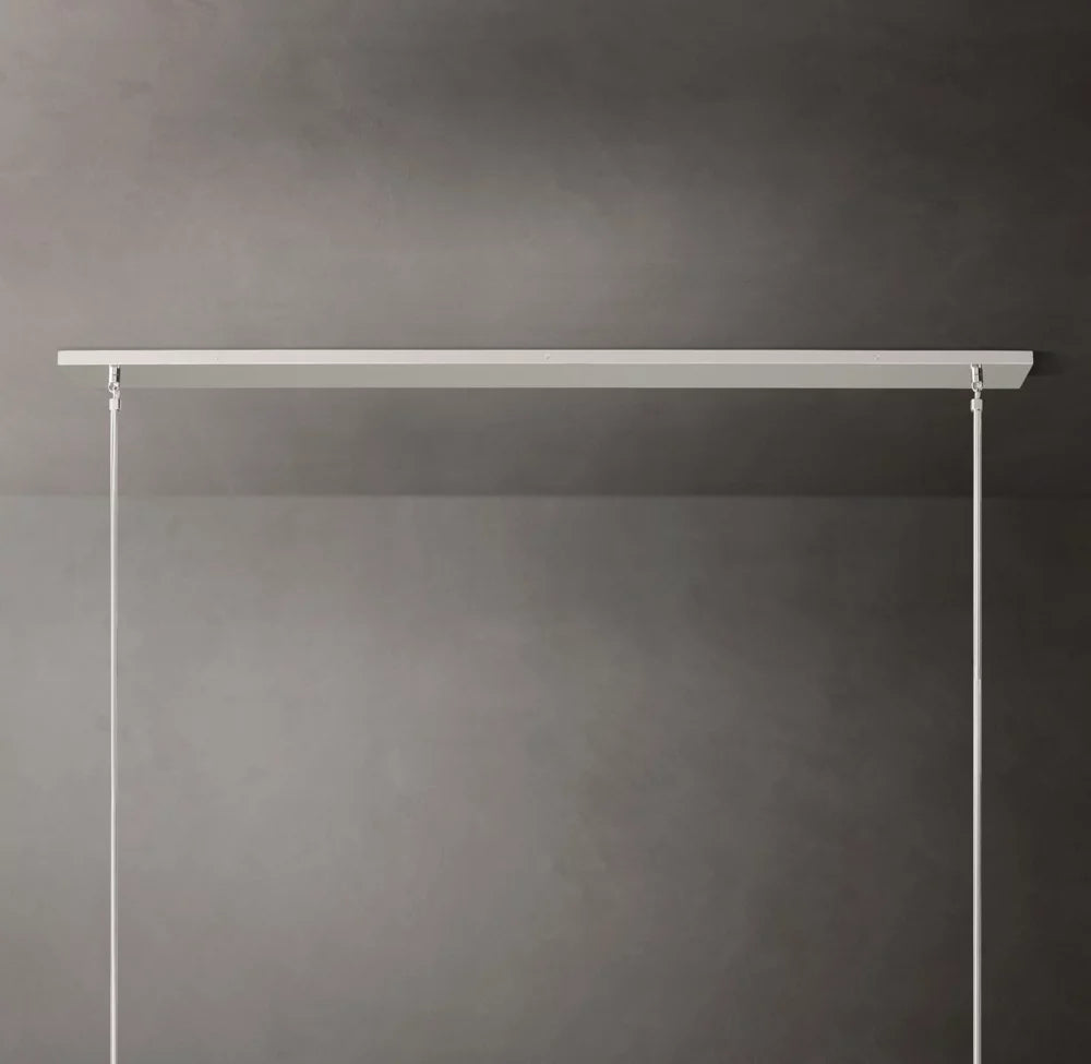 Boule De Cristal Clear Glass Linear Chandelier 60"