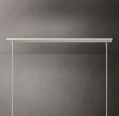 Boule De Cristal Clear Glass Linear Chandelier 60"