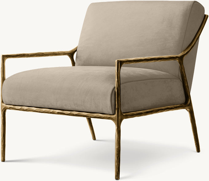 Thaddeus Slope Arm Leather Chair