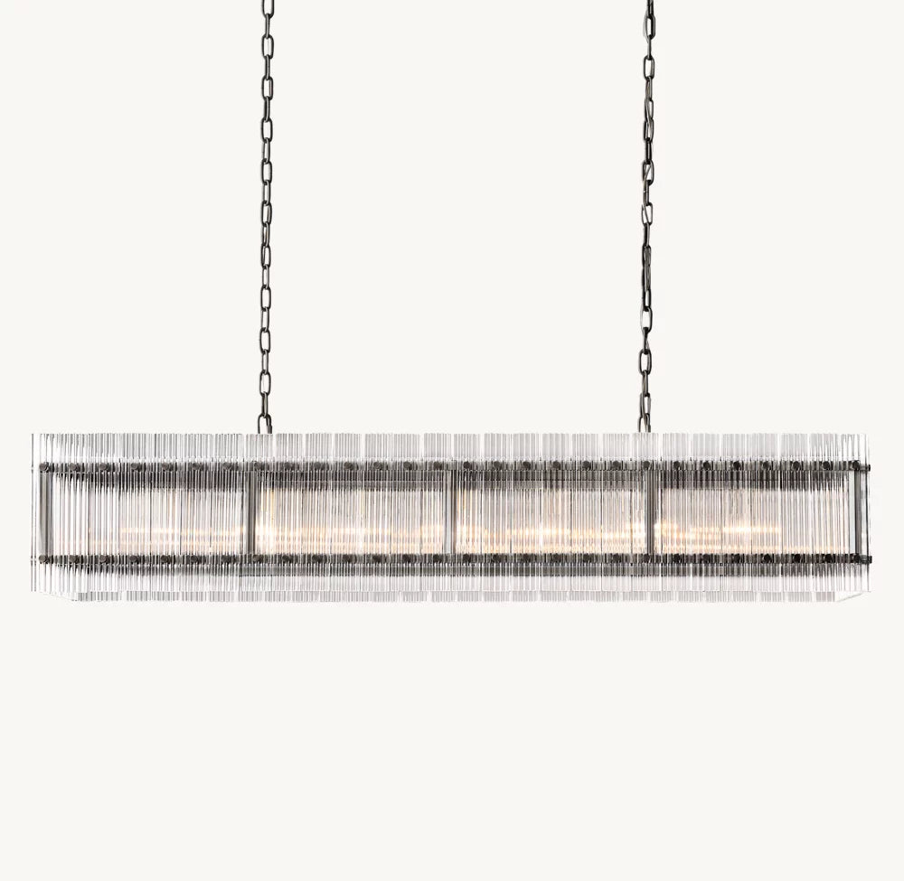 San Marco Rectangular Chandelier 54"