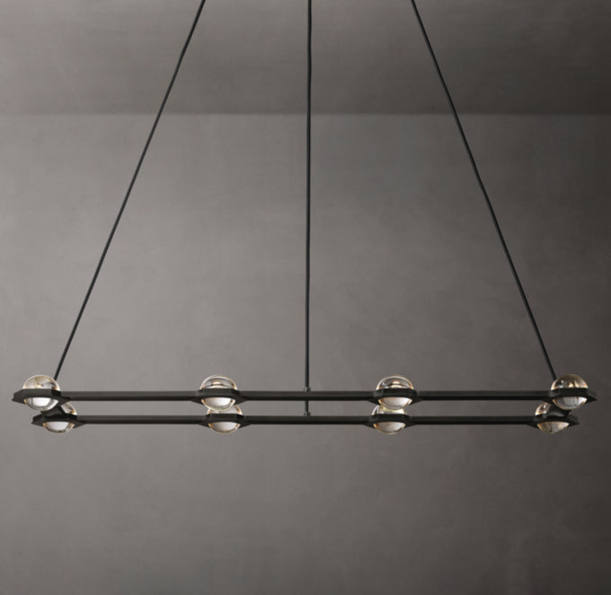 Éclatant Rectangular Chandelier 54"