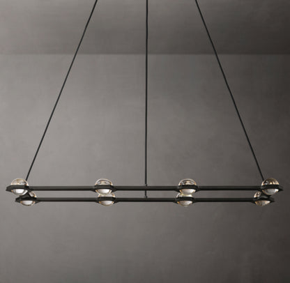 Éclatant Rectangular Chandelier 54"