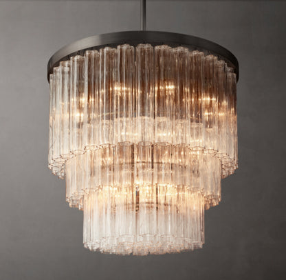 Cielo Three-Tier Round Chandelier 36"
