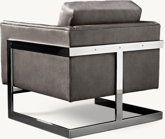 Milo Baughman Model #3426 Leather Chair, 1968