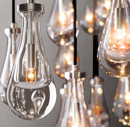 Rain Rectangular Chandelier 72"