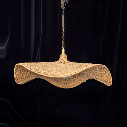 Rattan Woven Acrylic Pendant Lamp