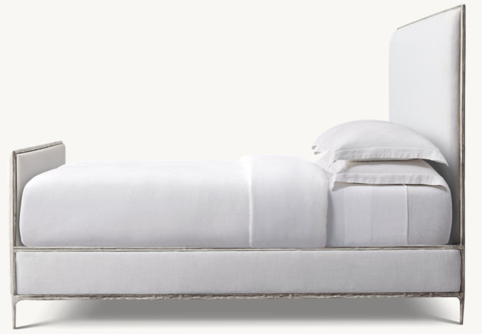 Thaddeus Fabric Panel Bed with Footboard