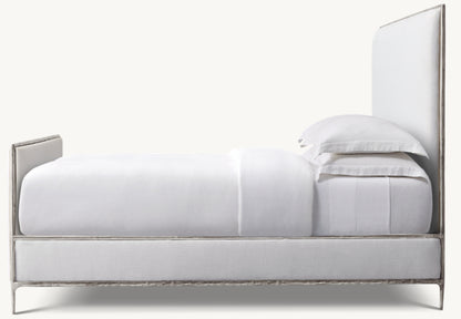 Thaddeus Fabric Panel Bed with Footboard