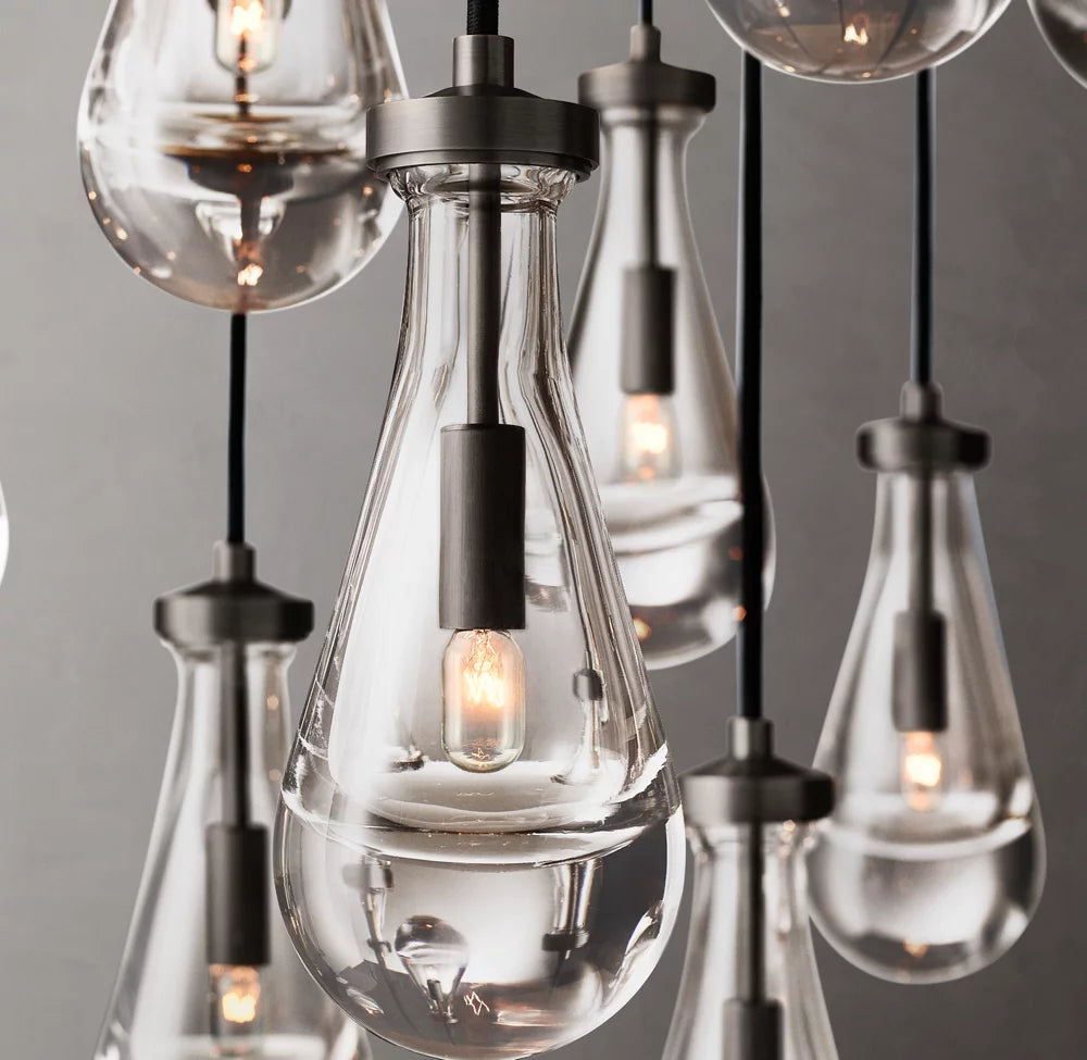 Rain Round Chandelier 36"