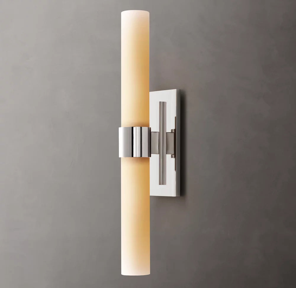 Ravelle Milk Glass Linear Sconce