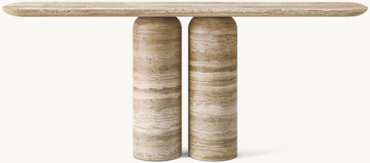 CUPOLA CARVED CONSOLE TABLE