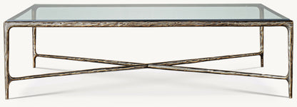 Thaddeus Glass Square Coffee Table