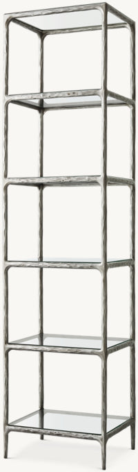 Thaddeus Narrow Glass Shelving