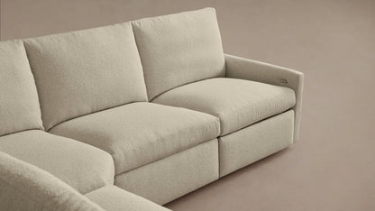 Kipton Slim Arm Four-Piece Motion Modular Sofa